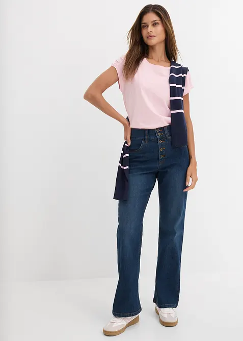 Straight-jeans High Waist, Stretch, bonprix