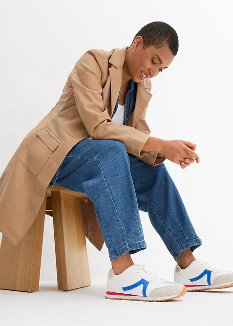 Mom jeans, High Waist, komfortlinning, bonprix