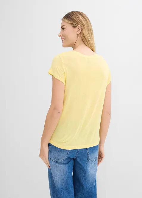 T-skjorte i myk viskose, bonprix