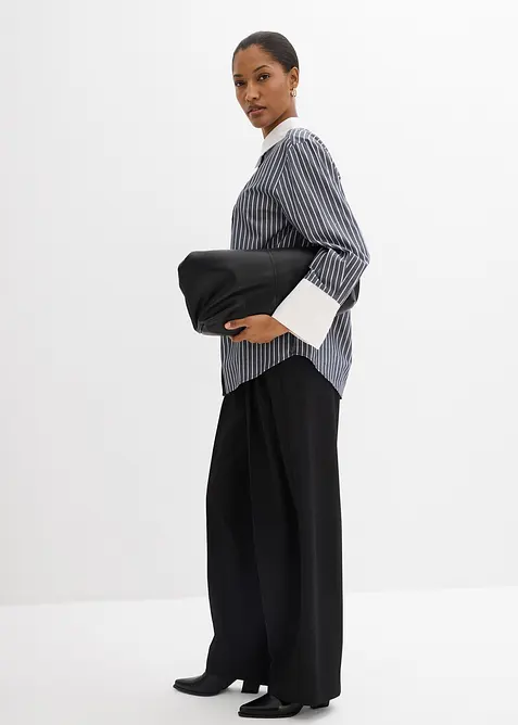 Oversized skjorte i 100% bomull, bonprix