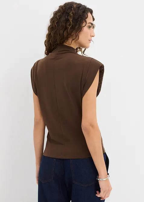 Topp med glitterstener, bonprix