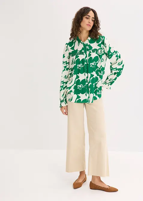 Bluse i lett viskose, bonprix