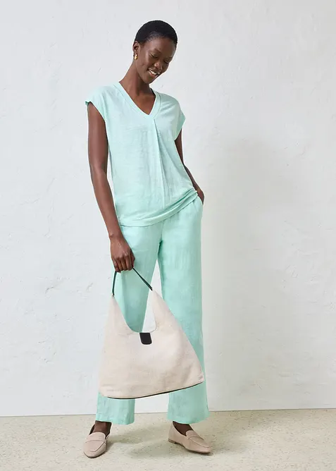 T-skjorte i lin, bonprix