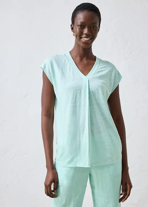 T-skjorte i lin, bonprix