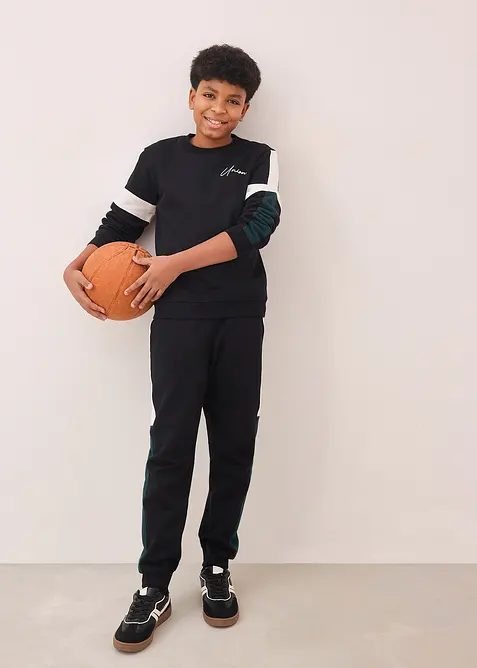 Joggedress i 100% &oslash;kologisk bomull, bonprix