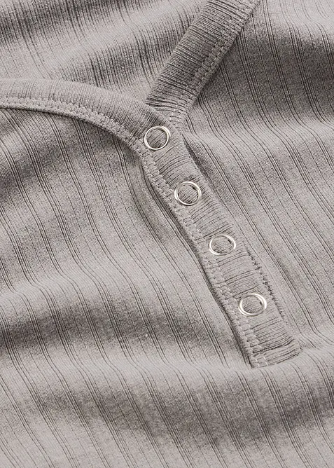 Kosedress i ribbet materiale med viskose, bonprix