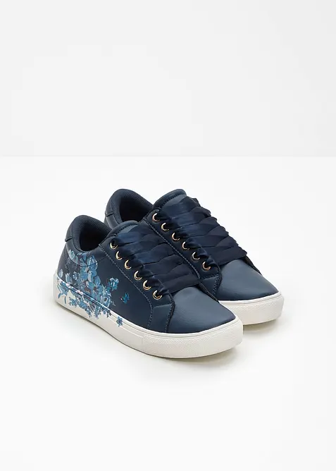 Sneakers med blomsterm&oslash;nster, bonprix