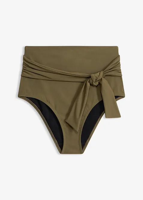 High Waist strong shape bikinitruse med knyting, bonprix
