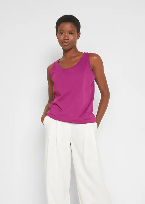 Lang topp i 100% bomull (5-pack), bonprix