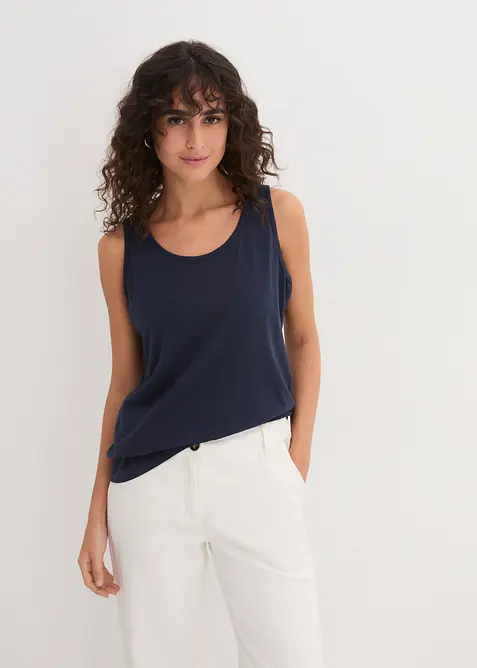 Lang topp i 100% bomull (5-pack), bonprix
