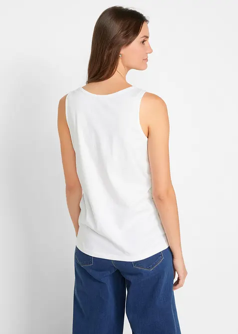 Lang topp i 100% bomull (5-pack), bonprix