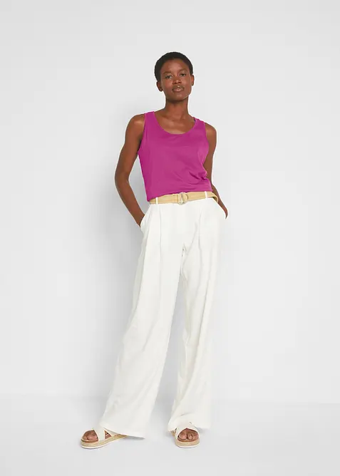 Lang topp i 100% bomull (5-pack), bonprix