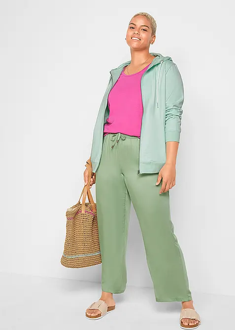 Lang topp i 100% bomull (5-pack), bonprix