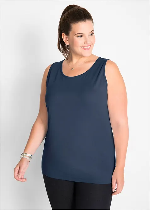 Lang topp i 100% bomull (5-pack), bonprix
