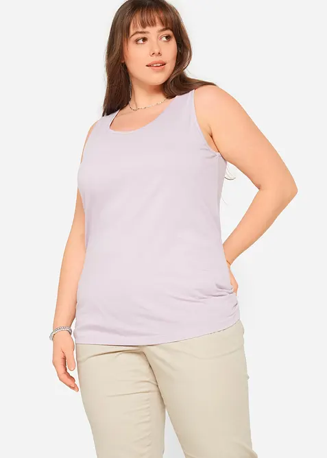 Lang topp i 100% bomull (5-pack), bonprix