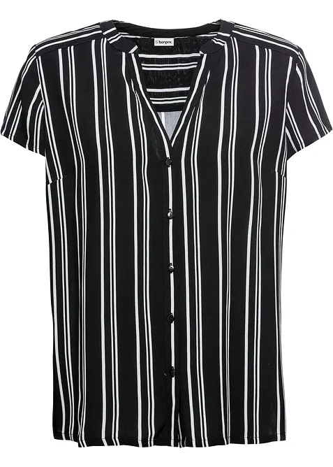 Kortermet bluse i 100% viskose, bonprix