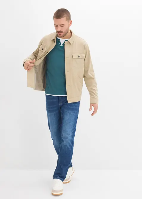 Langermet shirt (2-pack), bonprix