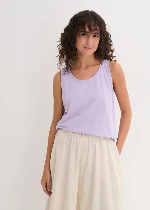 Lang topp i 100% bomull (5-pack), bonprix