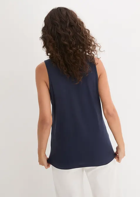 Lang topp i 100% bomull (5-pack), bonprix