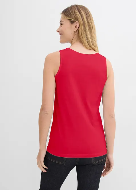 Lang topp i 100% bomull (5-pack), bonprix