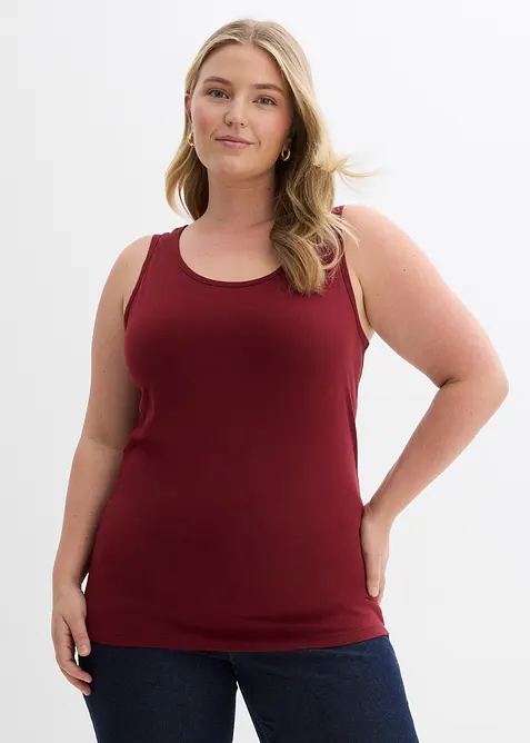 Lang topp i 100% bomull (5-pack), bonprix