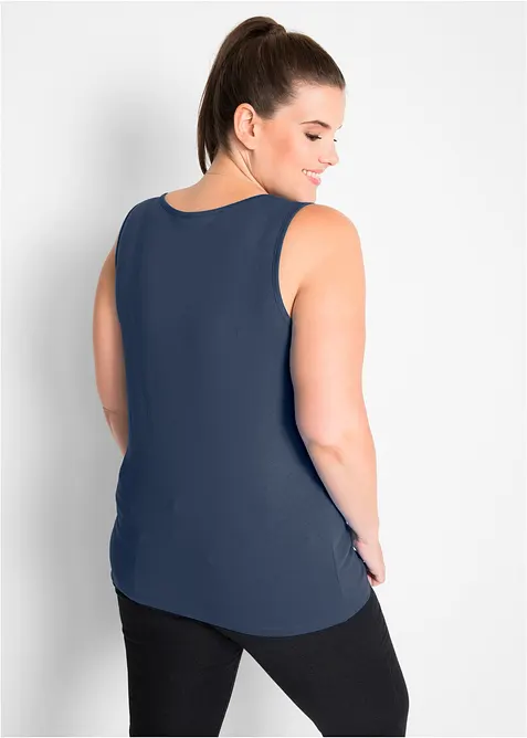 Lang topp i 100% bomull (5-pack), bonprix