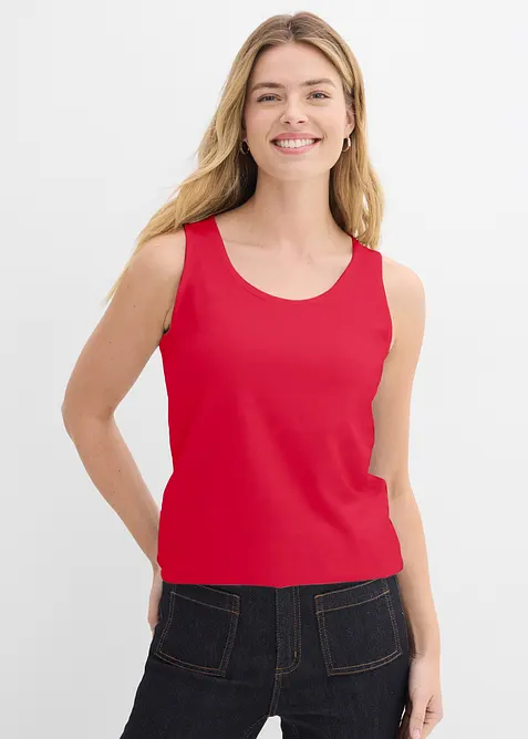 Lang topp i 100% bomull (5-pack), bonprix