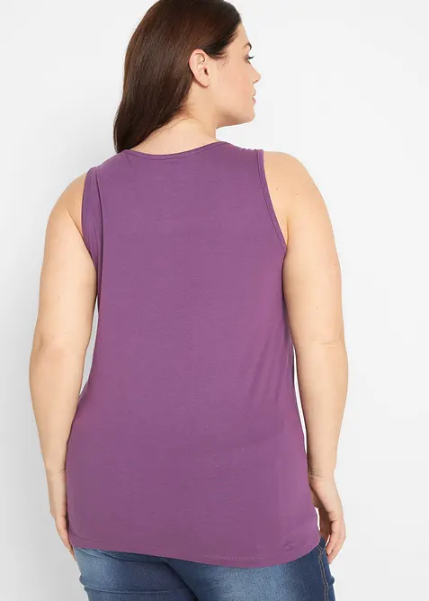 Lang topp i 100% bomull (5-pack), bonprix