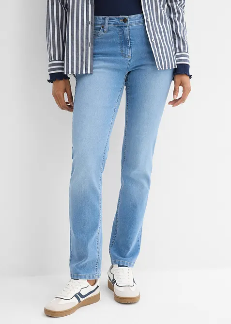 Straight-jeans Mid Waist, Stretch, bonprix