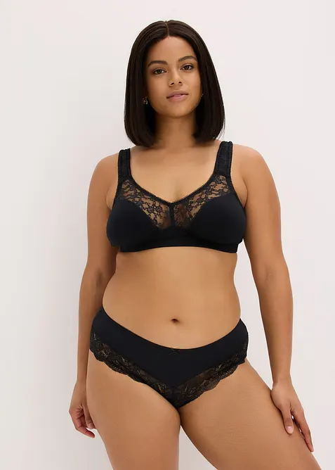 Minimizer-BH uten b&oslash;yle med &oslash;kologisk bomull (2-pack), bonprix