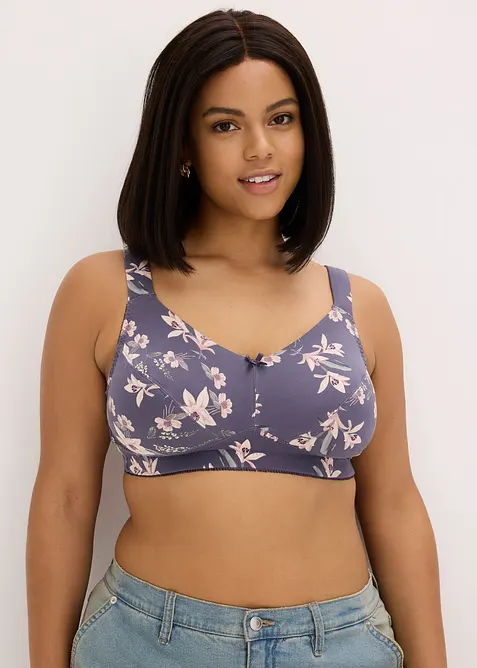 BH uten b&oslash;yle med &oslash;kologisk bomull (3-pack), bonprix