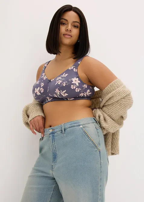 BH uten b&oslash;yle med &oslash;kologisk bomull (3-pack), bonprix