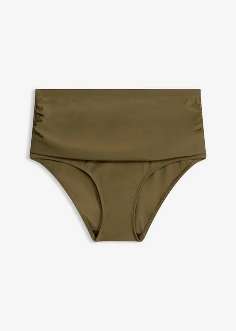 High Waist shape-bikinibukse med rynking, bonprix