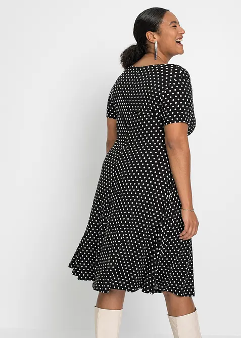 Jerseykjole i viskoseblanding, bonprix