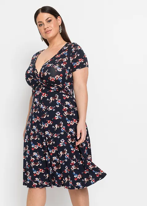 Jerseykjole i viskosemiks, bonprix