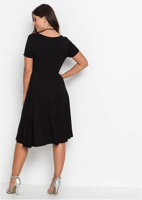 Jerseykjole i viskoseblanding, bonprix