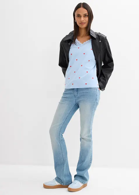 Topp i 100% bomull, bonprix