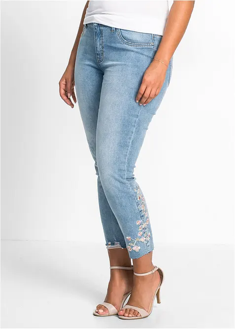 Skinny-jeans Mid Waist, cropped, bonprix