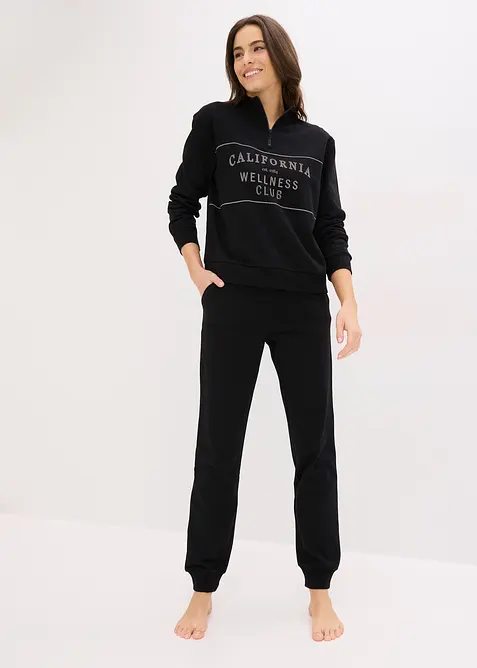 Sweat-kosedress av 100% bomull, bonprix