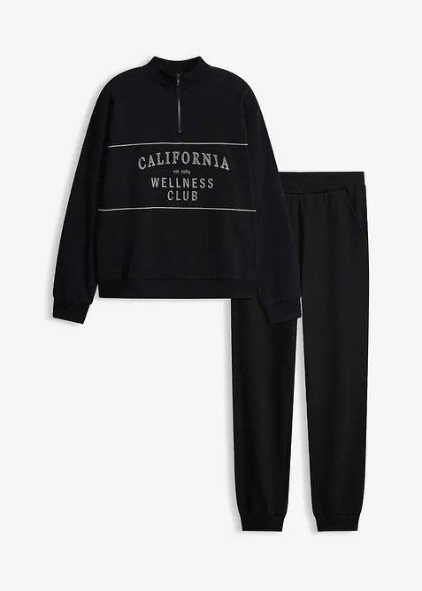 Sweat-kosedress av 100% bomull, bonprix