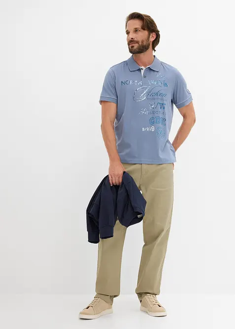 Poloskjorte i jersey, bonprix