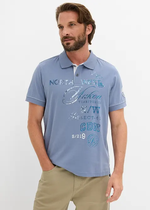 Poloskjorte i jersey, bonprix