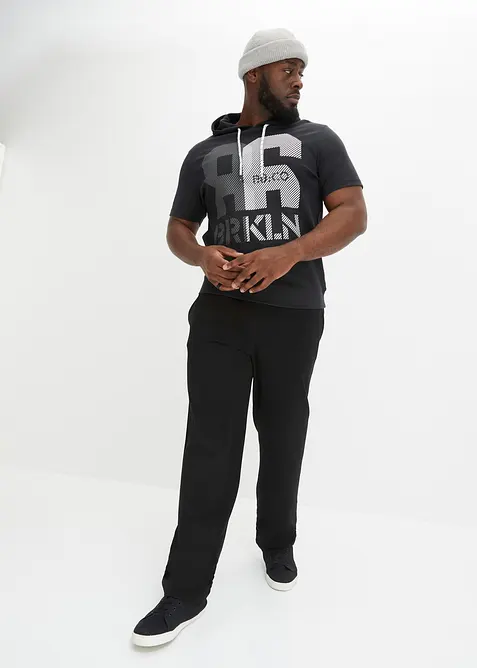 Relaxed Fit-pull on-bukse i chinos-modell med stretch, Straight, bonprix