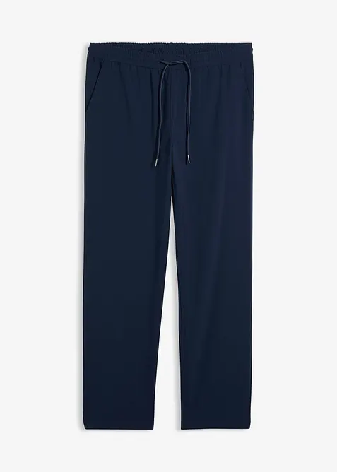 Relaxed Fit-pull on-bukse i chinos-modell med stretch, Straight, bonprix