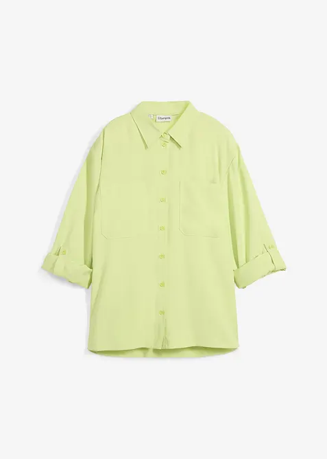 Bluse i lett viskosemiks, bonprix