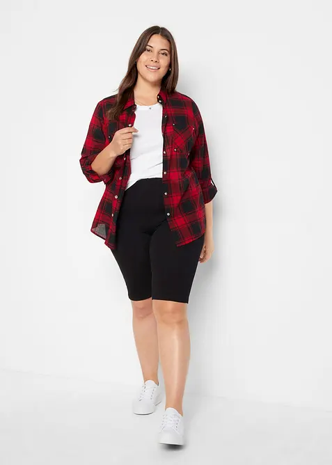 Sykkelbukse med lange ben (2-pack), bonprix