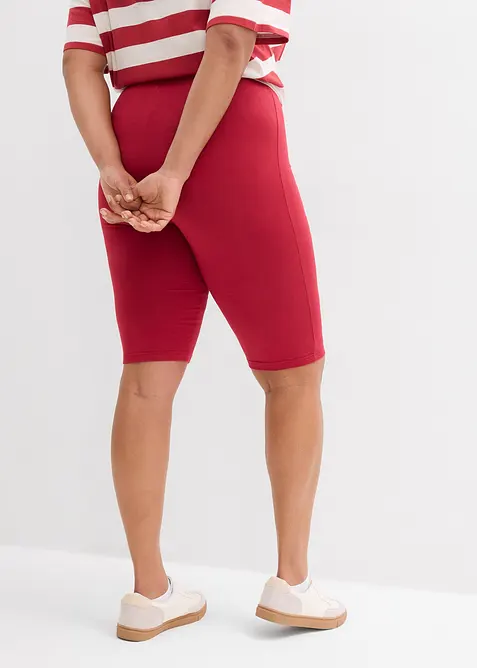 Sykkelbukse med lange ben (2-pack), bonprix