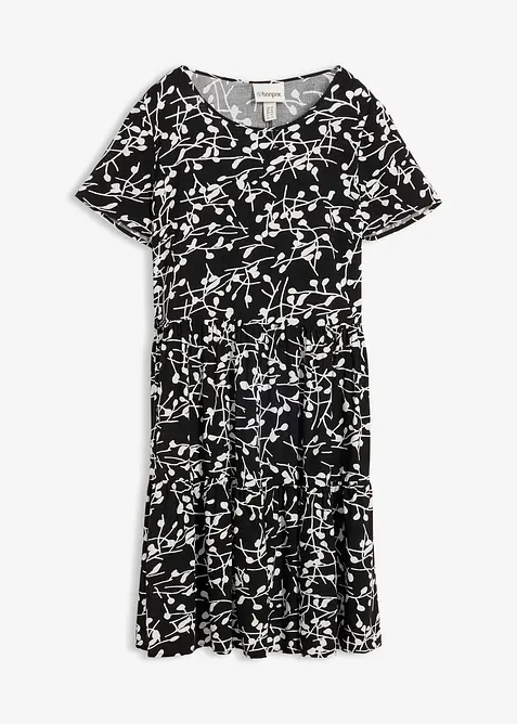 Minikjole i lett viskose, bonprix