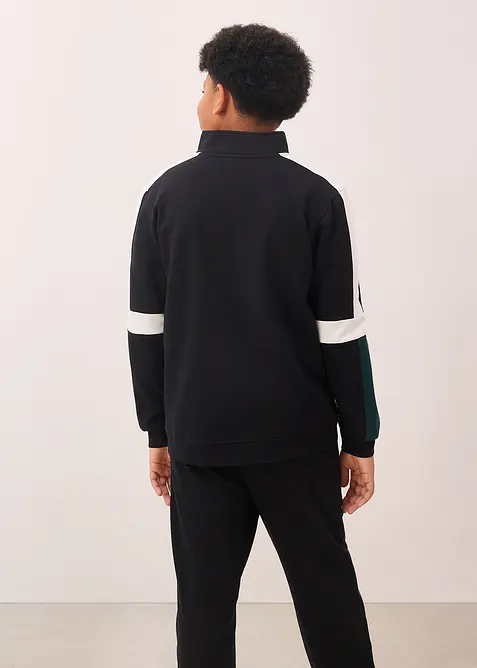 Sweatjakke i 100% &oslash;kologisk bomull, bonprix