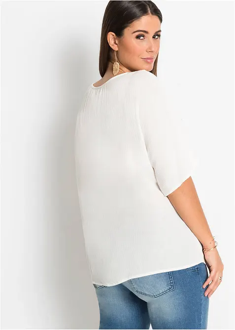 Crinkle tunika i myk viskose, bonprix